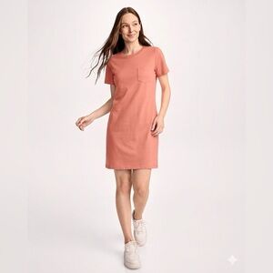 Jockey Women's Pink Short Sleeve Dress